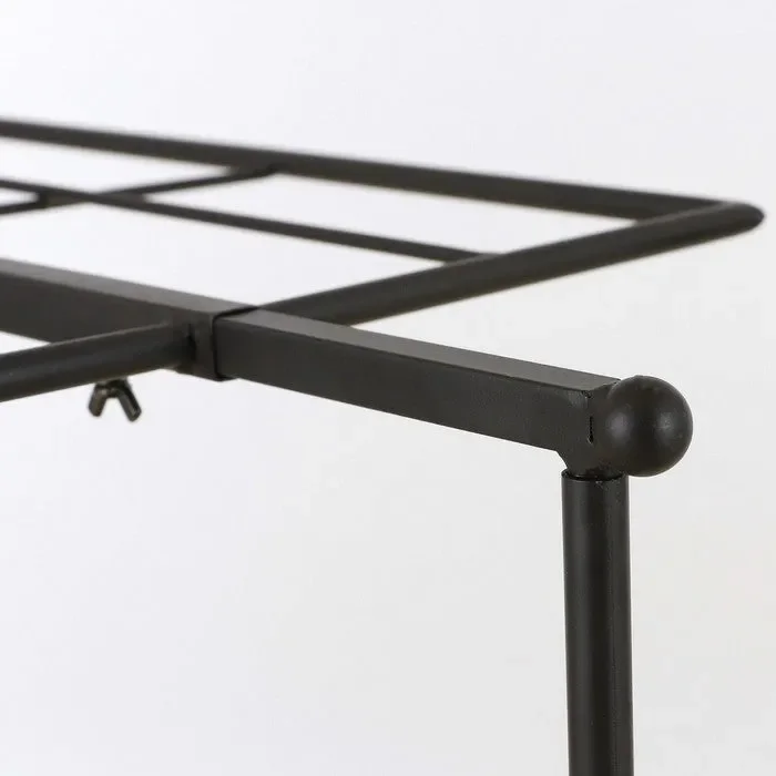 Stand da tavolo per decorazione in metallo nero - immagine 3