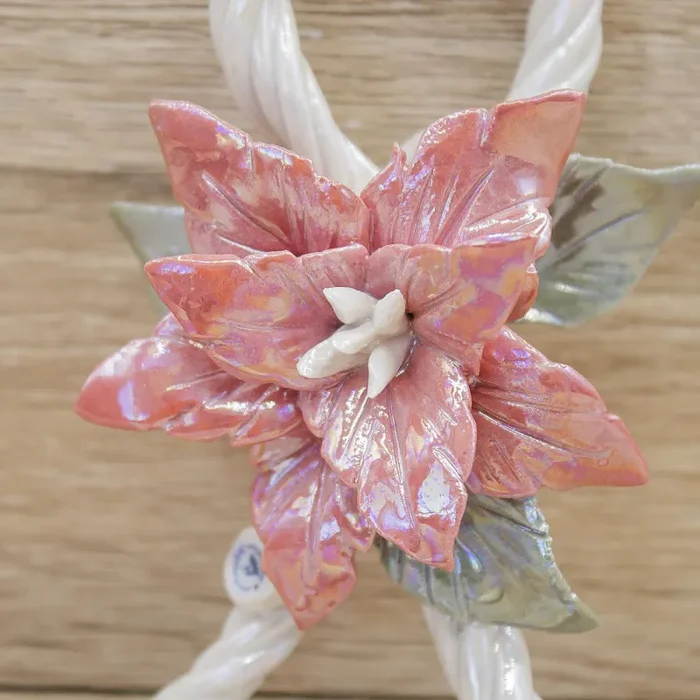 Stella di Natale Porcellana di Capodimonte - immagine 2