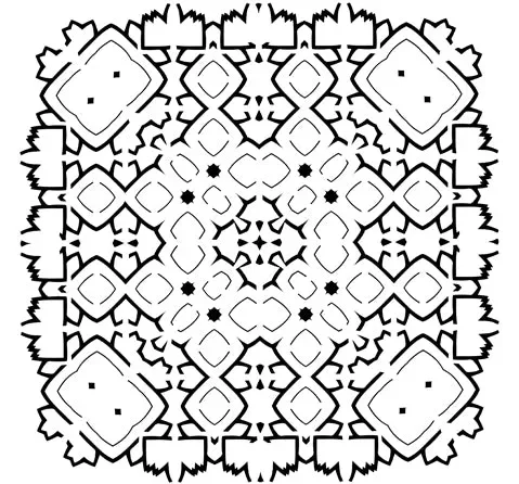 Stencil Jasmine 10 30X30