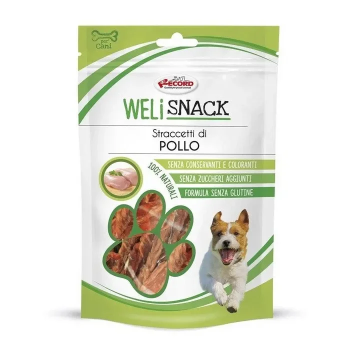 Straccetti di pollo per cani 75 g – Weli snack Moda