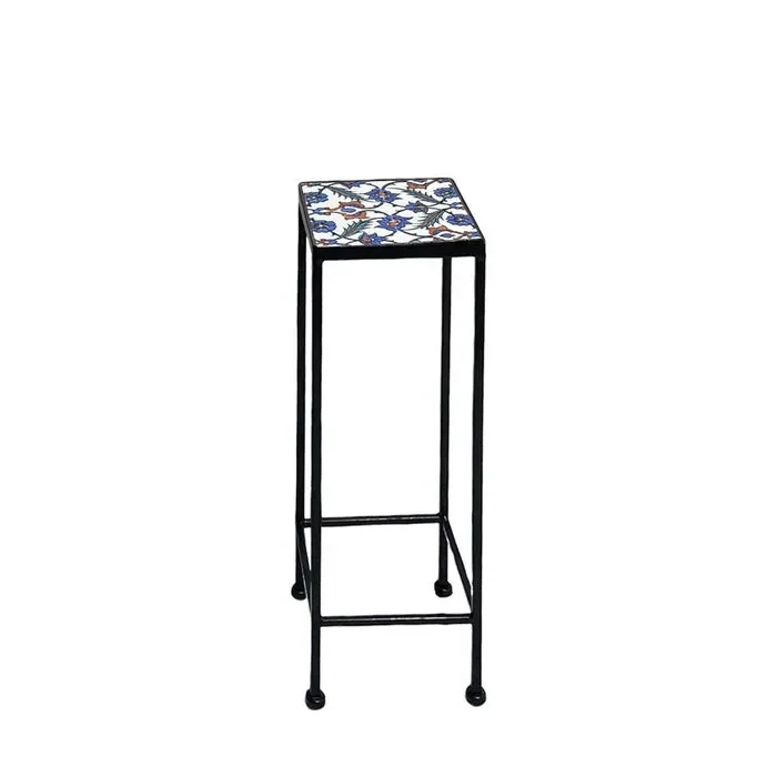 Supporto quadrato per piante con mosaico – Elba - immagine 3