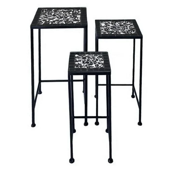 Supporto quadrato per piante con mosaico – Stromboli - immagine 3