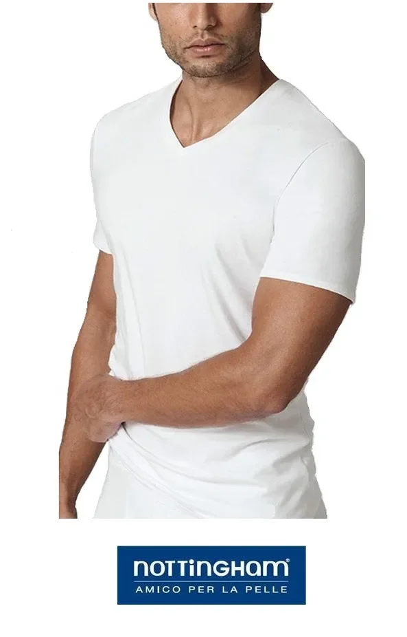 T-SHIRT UOMO NOTTINGHAM IN COTONE ART. TV6103B COL. FOTO MIS. A SCELTA