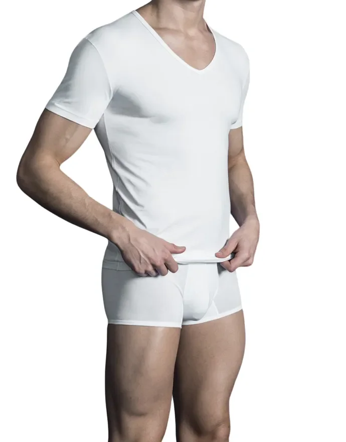 T-Shirt Uomo Scollo V Perofil Art VPRT00307 Vendita calda