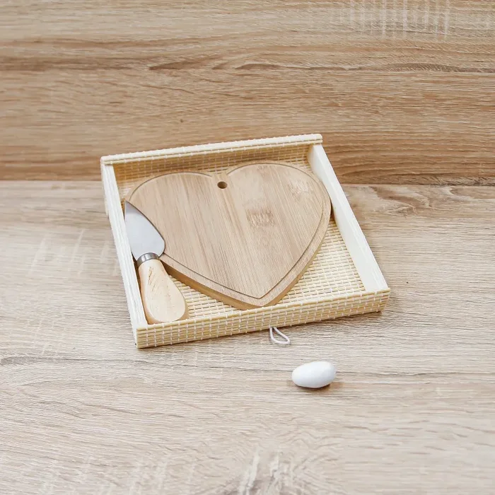 Tagliere Cuore con Coltello Cuore Matto Solidale - immagine 3