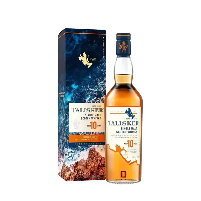 Talisker 10 Anni Single Malt Scotch Whisky con Astuccio – 700 m