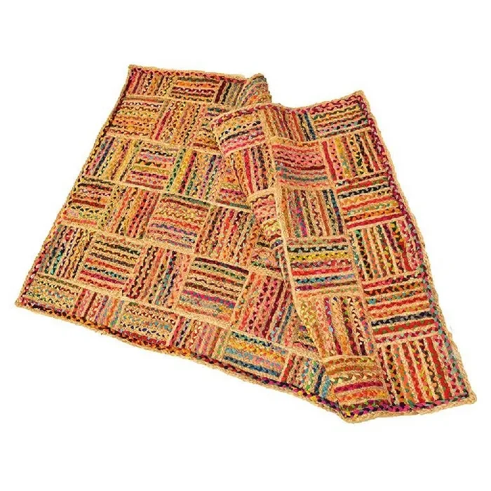 Tappeto Jute in cotone e juta 120×180 cm Fornitura