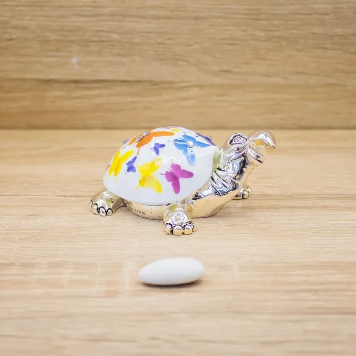 Tartaruga Argento, Corazza con Farfalle Lully Argenti