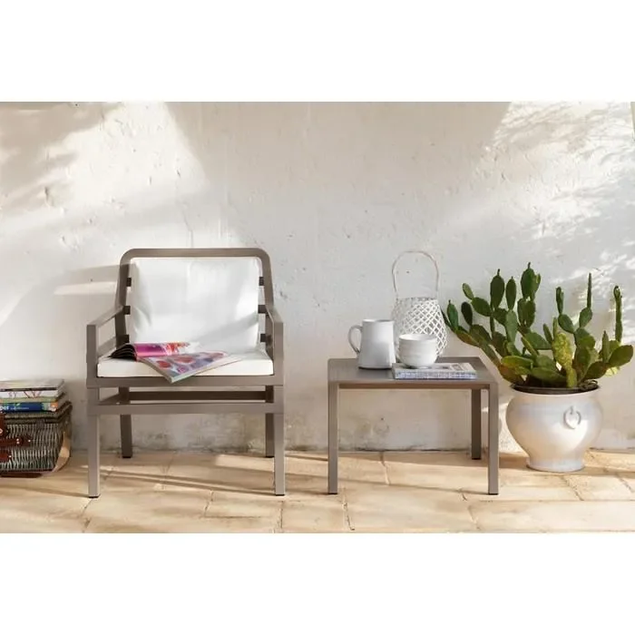 Tavolino da giardino quadrato 60×60 cm – Aria - immagine 2