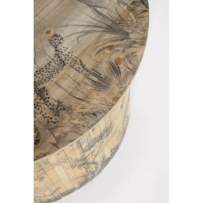 Tavolino tondo in bamboo – Namika - immagine 3