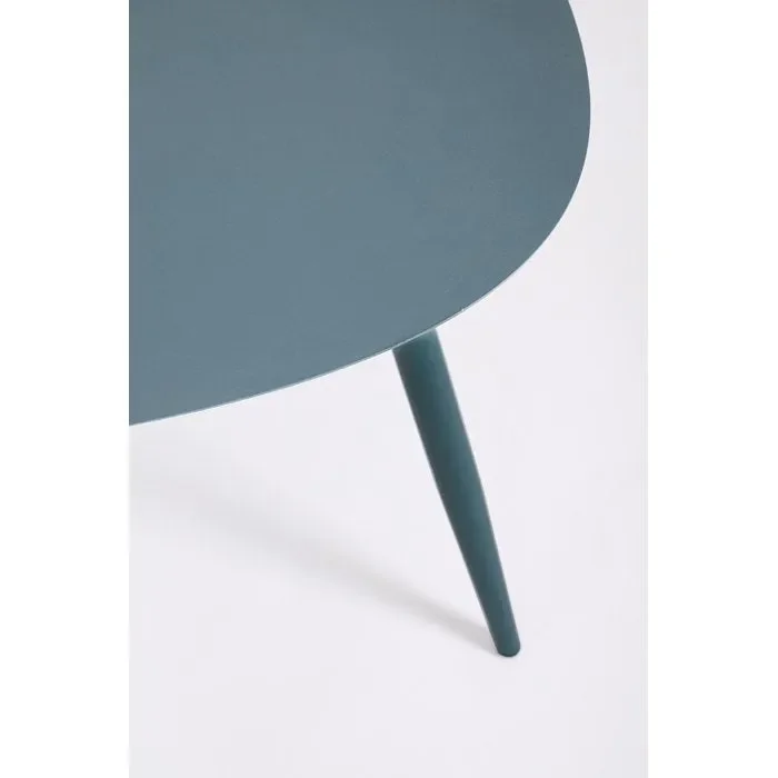 Tavolino triangolare sagomato da giardino in acciaio – Yvonne - immagine 3