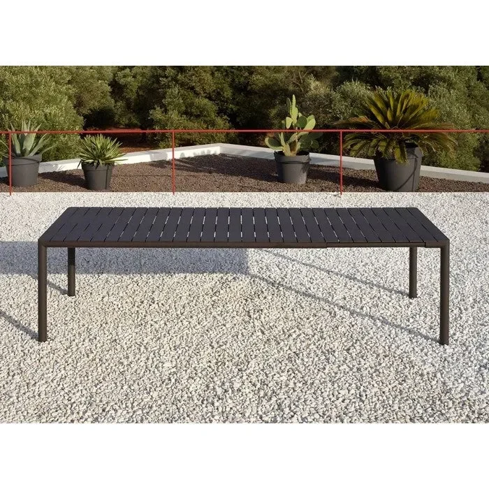 Tavolo da giardino con piano a doghe estensibile – Tevere - immagine 3