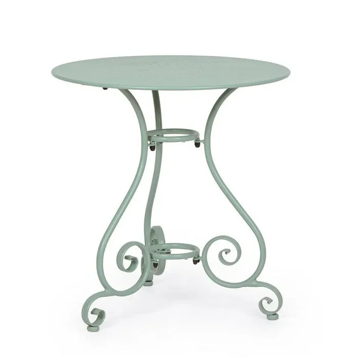 Tavolo rotondo da giardino in metallo 70 cm – Etienne