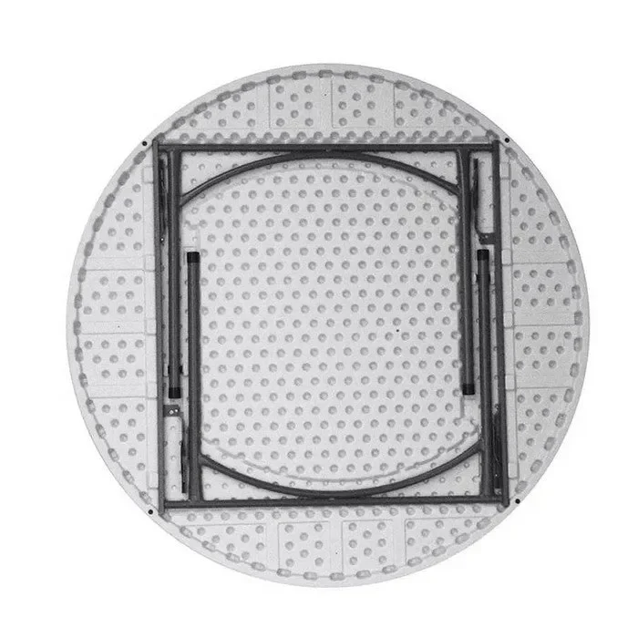 Tavolo tondo con gambe pieghevoli per campeggio e catering - immagine 3