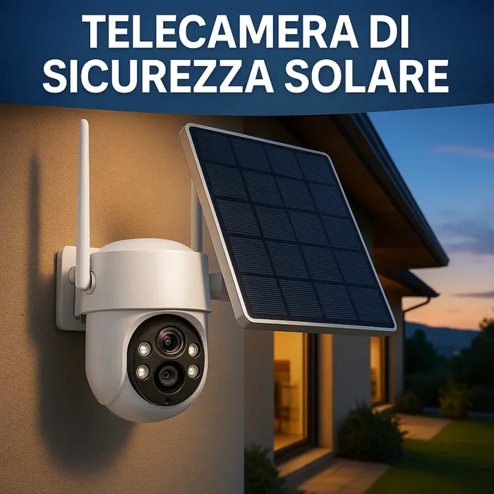 Telecamera di sicurezza solare