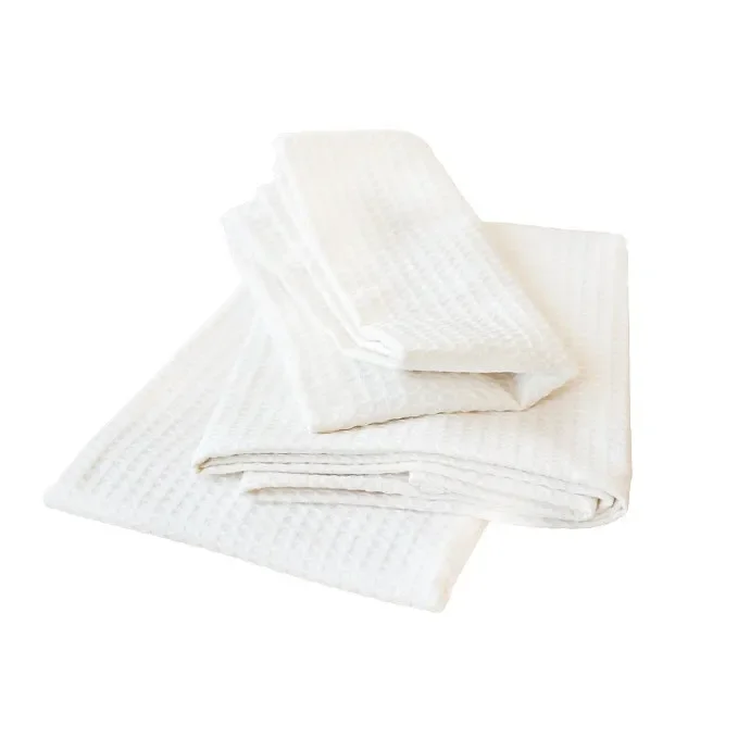 TELO BAGNO BIANCALUNA IN TESSUTO NIDO D’APE ART. COLORED COL. A SCELTA 100X145 CM