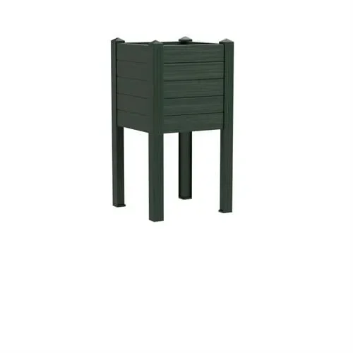 TeraPlast Fioriera Trama 014 Dark Forest H 80 Cm 42 x 42 Cm Resina Online ora