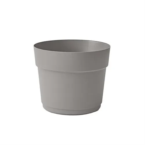 TeraPlast Vaso Bloom 38 Fog Grey Plastica Riciclata