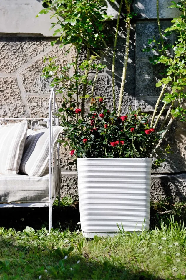 TeraPlast Vaso Thar 38 Dot Fog Plastica Riciclata - immagine 2