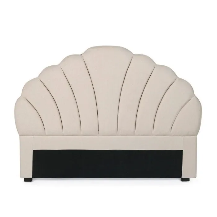 Testiera per letto in tessuto beige – Azar Sconti