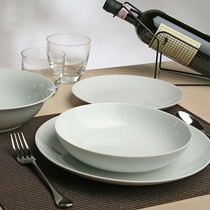 Tognana Servizio Tavola Metropolis 18 Pz Porcellana Bianca Online ora - immagine 2