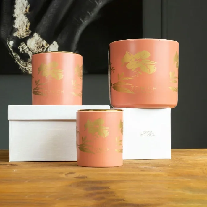 Tom Ch London Candela Florence Media H10 D9 cm Rosa - immagine 2