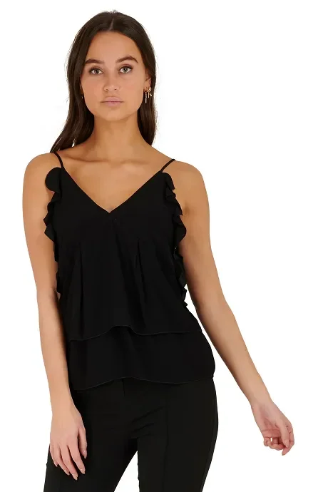 Top donna Patrizia Pepe art 2C1262 A8I1 K103 colore nero misura a scelta