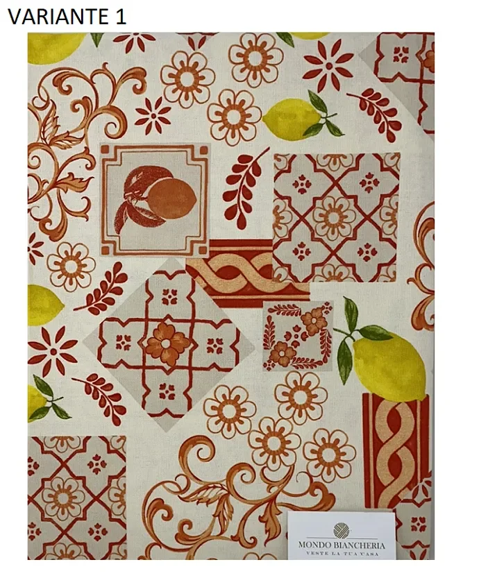 tovaglia vingi X8 tonda art armonia fantasia a scelta misura unica