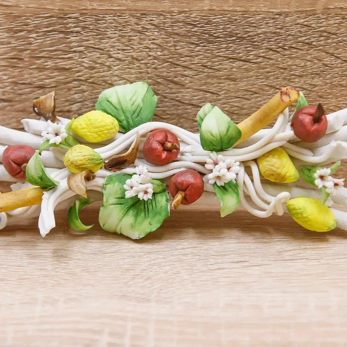 Tralcio Grande Linea Frutta Porcellana di Capodimonte - immagine 2