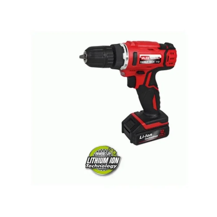 Trapano avvitatore a batteria family-tech 112