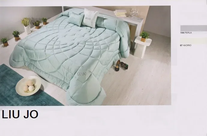 TRAPUNTA MATRIMONIALE LIU JO ART LL1137 IN COTONE COLORE A SCELTA MISURA UNICA