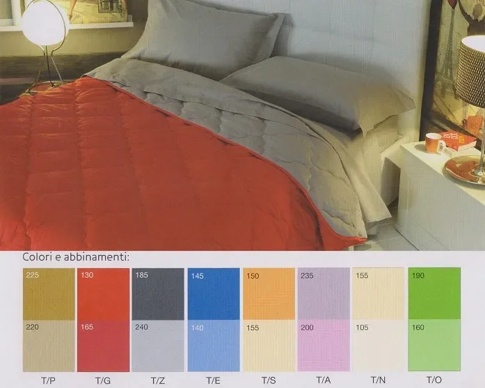 TRAPUNTA SINGOLA BIANCALUNA ART COLORED 175X270 CM COLORE A SCELTA Moda