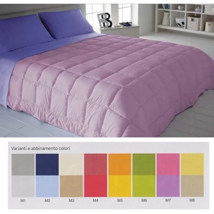 TRAPUNTA SINGOLA BIANCALUNA IN MICROFIBRA ART. INDICOLOR COL. A SCELTA MIS. 175X260 CM