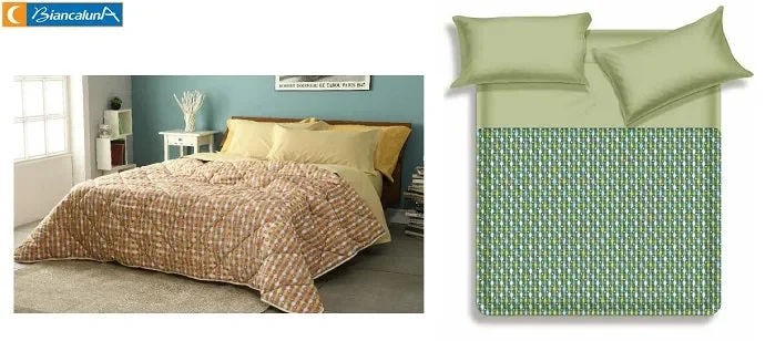 TRAPUNTA SINGOLA BIANCALUNA IN MICROFIBRA ART STORAN COLORE A SCELTA MISURA LETTO SINGOLO