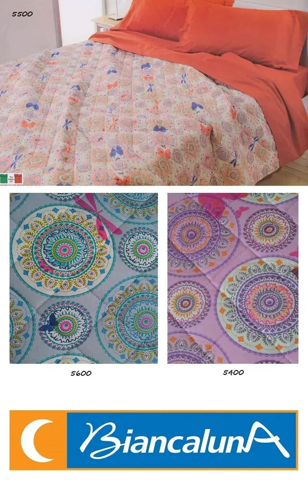 TRAPUNTINO MATRIMONIALE BIANCALUNA LINEA TRAMONTI ART DIDO COLORE A SCELTA MISURA 260X270 CM Online ora