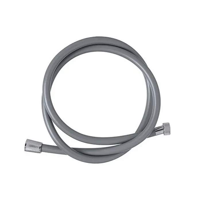 Tubo laccio doccia in PVC grigio 200 cm con sistema antitorsione – Hidra