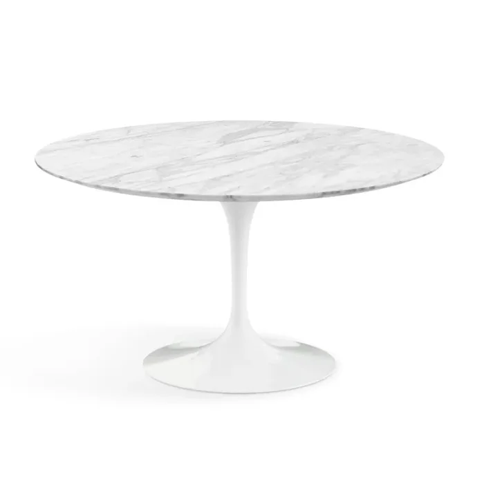 Tulip Tavolo Marmo bianco di Carrara In saldo