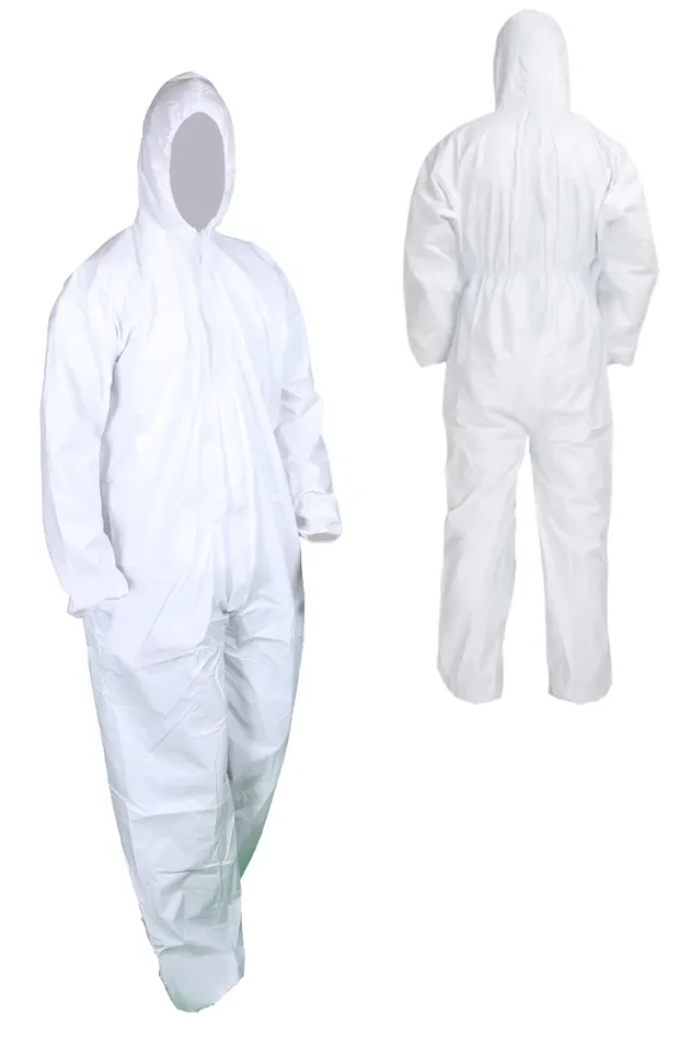 Tuta monouso in PLP con cappuccio EDIS – Cenitex PRO-R colore BIANCO Fornitura