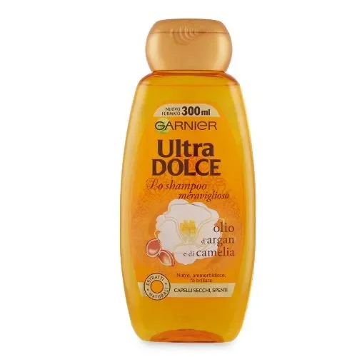 Ultra dolce shampoo nutriente con oli meravigliosi argan e camelia per capelli secchi e spenti 300 ml Fornitura - immagine 3