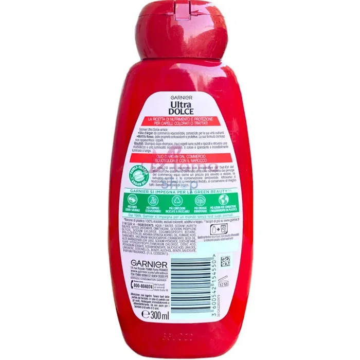 Ultra dolce shampoo olio d’argan e mirtillo rosso 300 ml - immagine 2