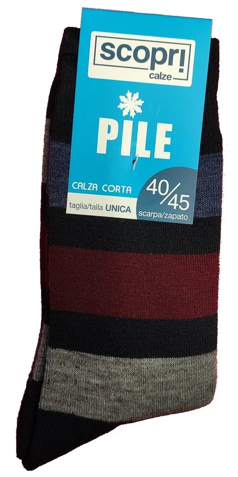 un paio di calze uomo in pile scopri art NANGA colore a scelta misura unica - immagine 3