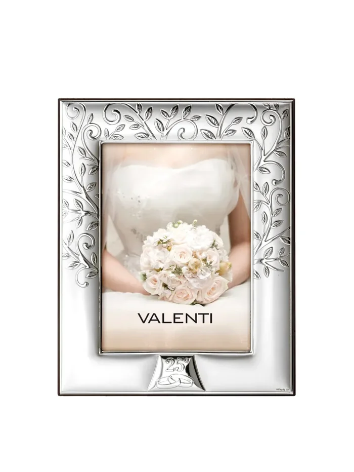 Valenti Cornice Portafoto 18 x 24 Cm Albero Della Vita 25° Anniversario - immagine 2
