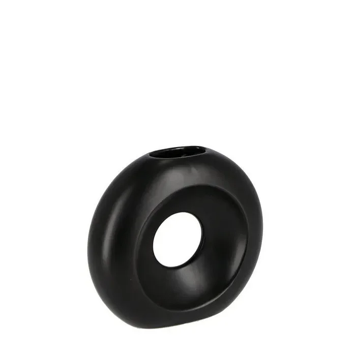 Vaso in porcellana nero – Elsy