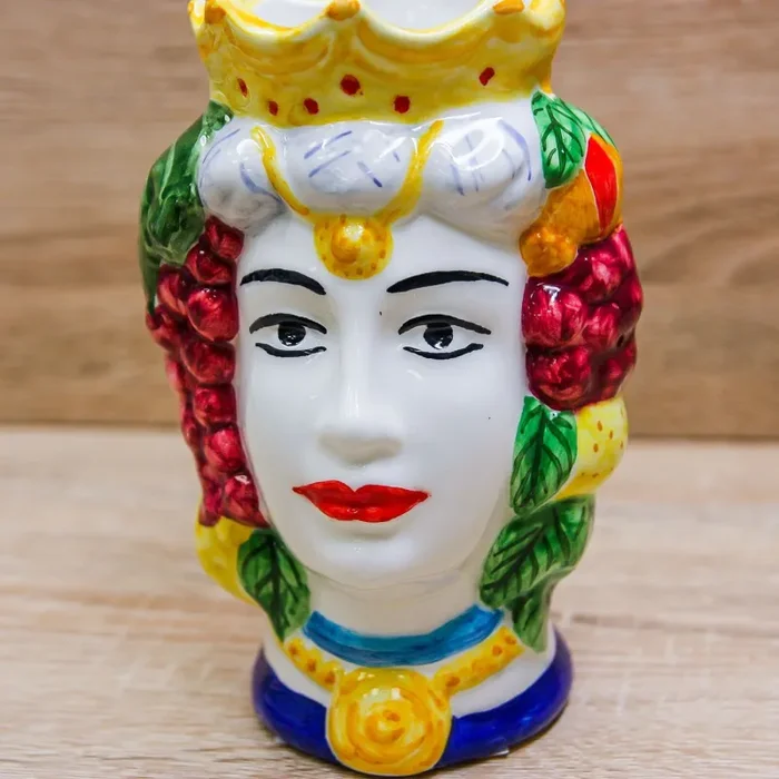 Vaso Testa Moro Media Pienne Design - immagine 3