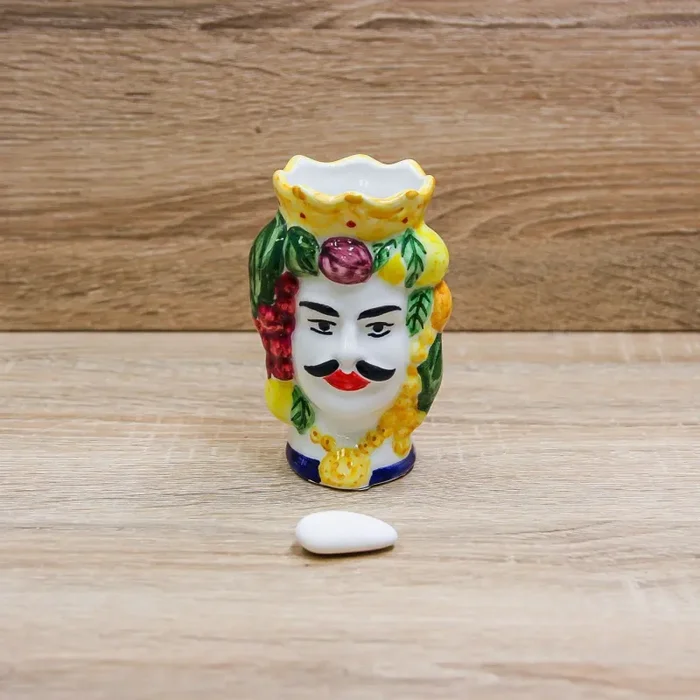 Vaso Testa Moro Piccola Pienne Design Vendita calda online