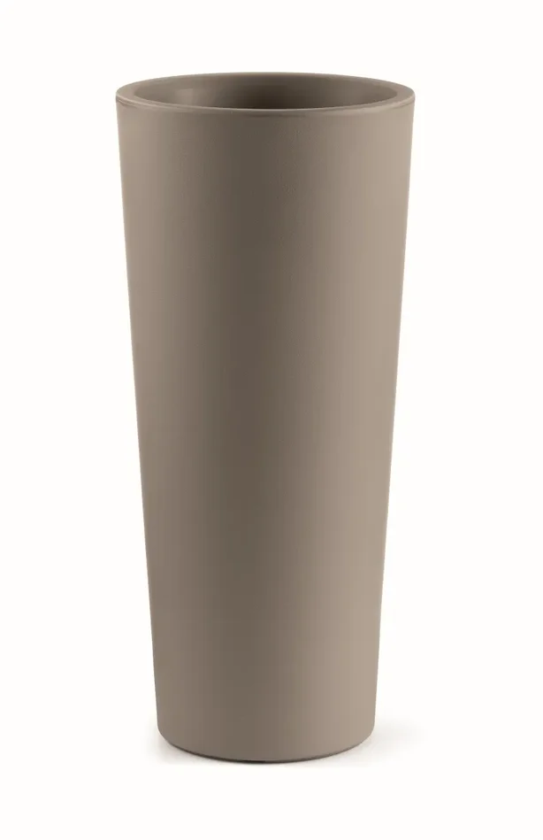 Veca S.p.a. Vaso Gaia Rotondo H 100 Cm D 45 CM Ambra