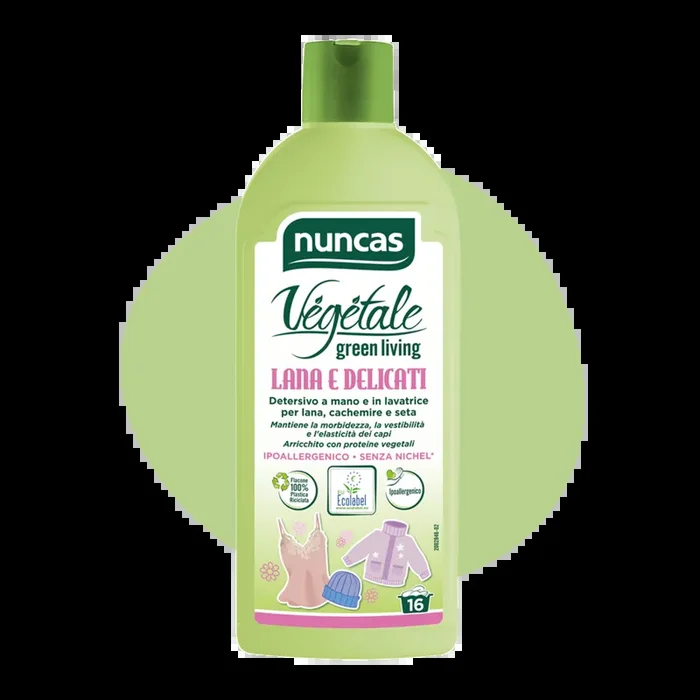 Vegetale Detersivo a Mano e in Lavatrice Lana e Delicati – 500ml