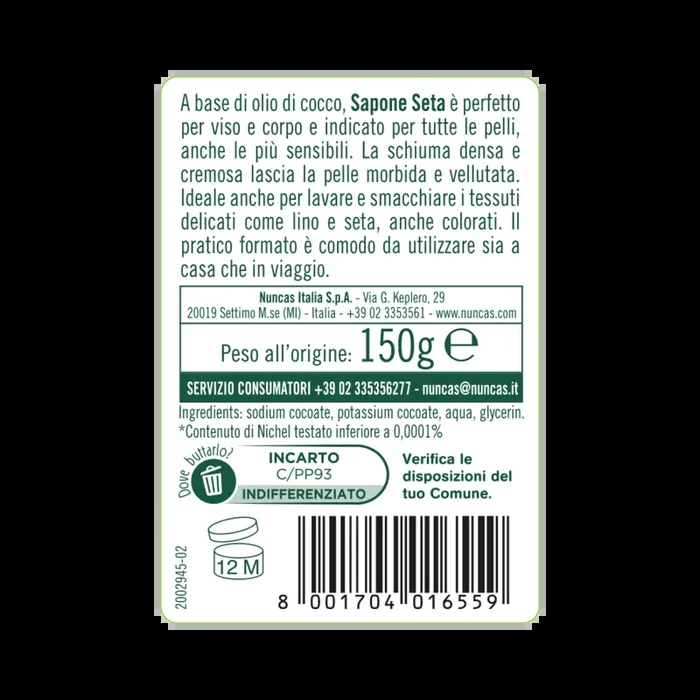 Vegetale Sapone Seta Igiene Personale e Capi Delicati – 150g - immagine 3