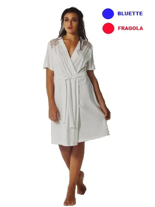 Vestaglia mezza manica donna Vilfram art 11480 colore e misura a scelta