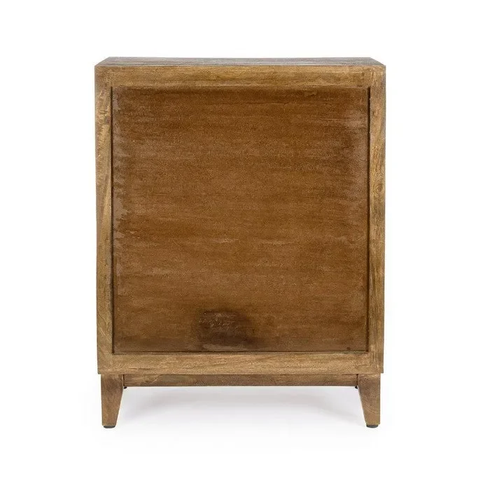 Vetrina in legno di mango con 2 ante e ripiani – Remington - immagine 3